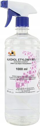 Etanol Alkohol Etylowy 96% Spirytus Rektyfik. 1L