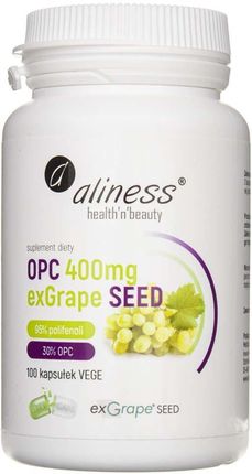 Aliness  OPC exGrapeSeeds 400 mg 100 vege kaps.