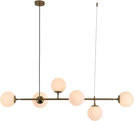 ★エリーザ★ Lampa wisząca Alisa 3xE14 złota/biała | Light Prestige