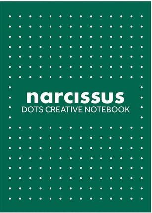 Narcissus Zeszyt A5/56K Kropki Zielony