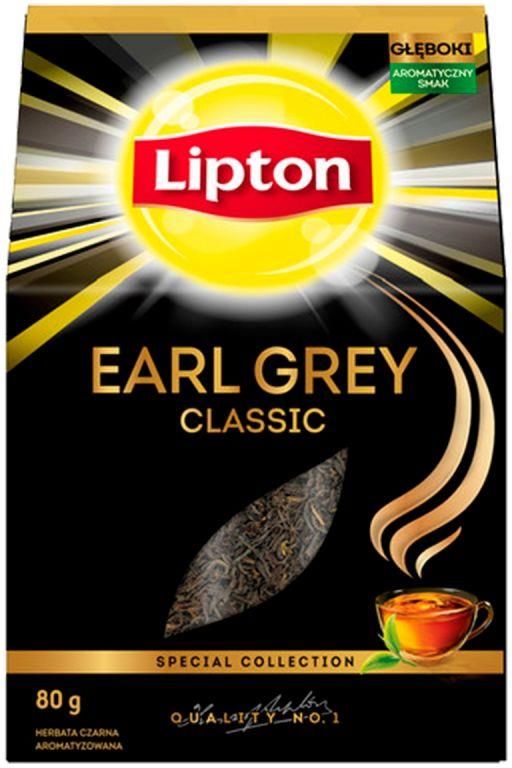 Herbata Lipton Earl Grey Classic Herbata Czarna Aromatyzowana 80g ...