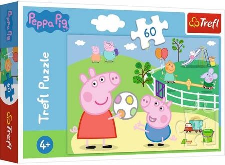 Trefl Puzzle 60el. Zabawy W Gronie Przyjaciół Peppa Pig 17356