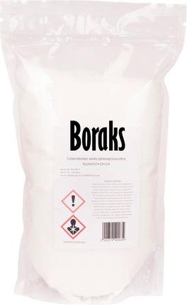 Boraks - Czteroboran Sodu 99,9% 1 Kg Borax