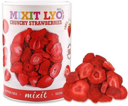 Mixit Lyo Liofilizowane Owoce Truskawki Crunchy Strawberries 70g
