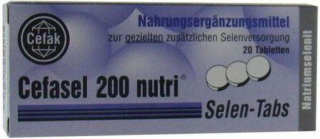 Cefasel 200 Nutri selen tabs 20 tabletek