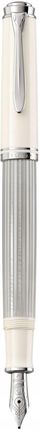 Pelikan Pióro wieczne Souveran M405 Ef silverwhite (4012700815453)