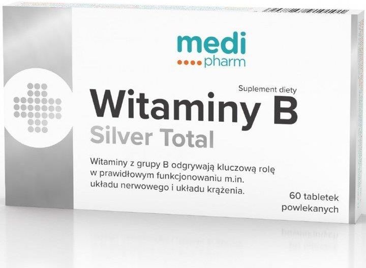 Medi Pharm Witaminy B Silver Total 60 Tabl - Opinie I Ceny Na Ceneo.pl