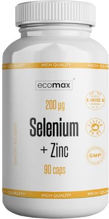 ECOMAX Selenium 200mcg + Zinc 90 kaps
