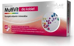 Zdjęcie Activlab Pharma MultiVit Komplet witamin i minerałów dla kobiet - 60 kaps. - Przemków