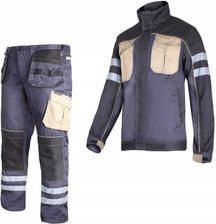 Zdjęcie Lahti Pro Bluza + Spodnie Szar-Czar-Beż Odblaskowymi Xl - Brwinów