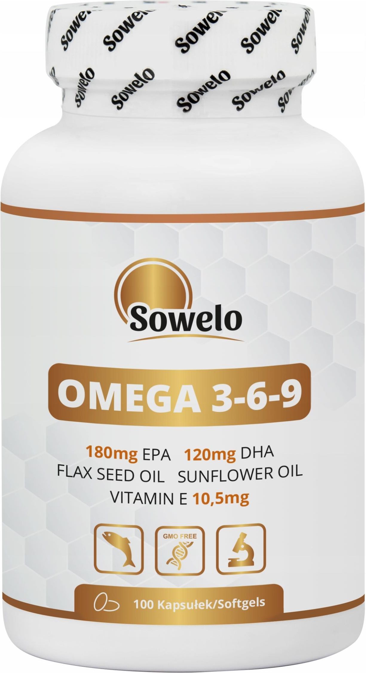 Sowelo Omega 369 Zdrowe Kwasy Tłuszczowe 100K Opinie i ceny na Ceneo.pl