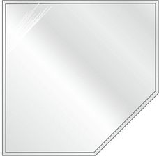 Zdjęcie Parkanex Podstawa Szklana Pięciokątna-Narożna 1100X1100X6Mm - Jelenia Góra