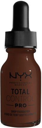 Nyx Professional Makeup Total Control Pro Drop Foundation Podkład Deep Ebony 13 Ml