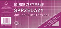 Michalczyk I Prokop Druk Dzienne Zestawienie Sprzedaży Nieudokumentowanej 1 3A4 Mp R03-Nmicha