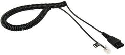 Kabel QD - RJ10 - uniwersalny, spiralny, 0.5 - 2 m