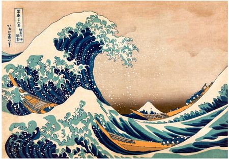 Deconest Fototapeta Hokusai Wielka Fala Kanagawa 200X140