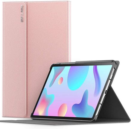 Infiland Etui na tablet Samsung Galaxy Tab S6 Lite 10.4 Classic Stand Pink