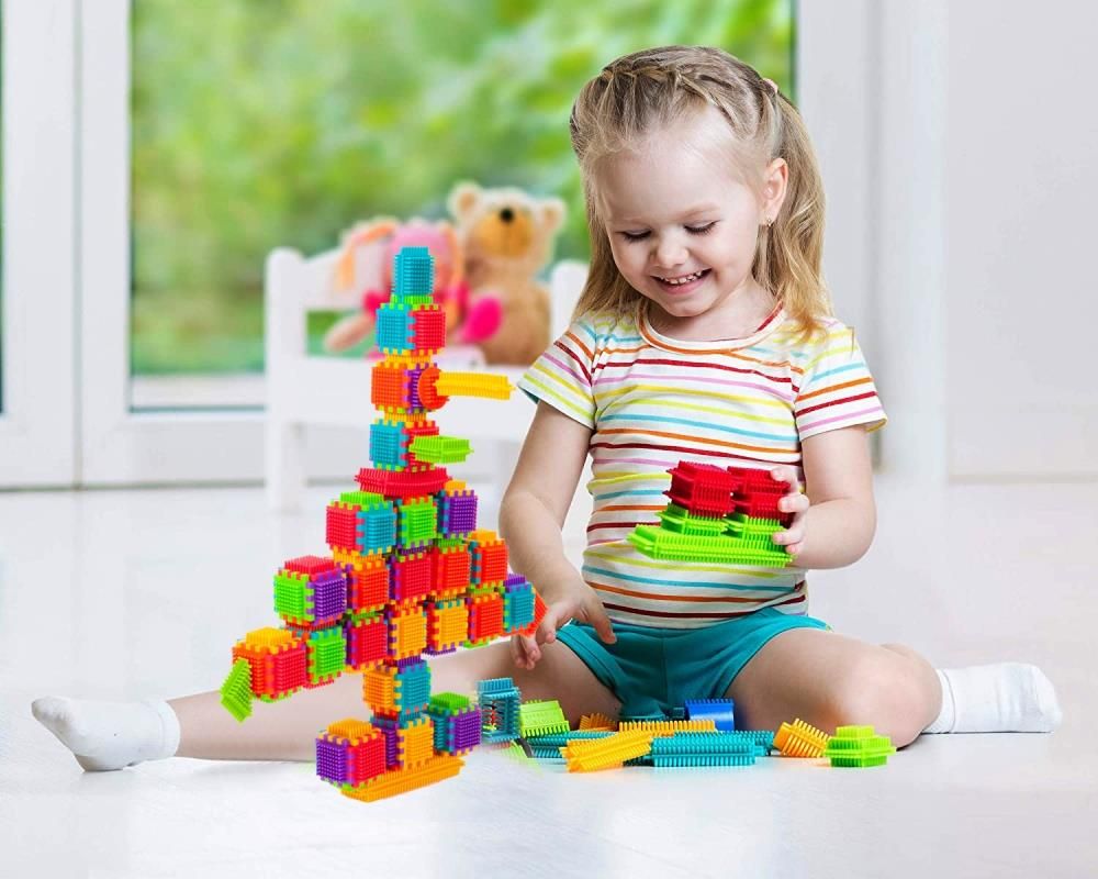 Malplay Klocki Konstrukcyjne Wafle Kreatywne Do Budowania Jeżyki 140El. 221388 - zdjęcie 7 Malplay Klocki Konstrukcyjne Wafle Kreatywne Do Budowania Jeżyki 140El. 221388