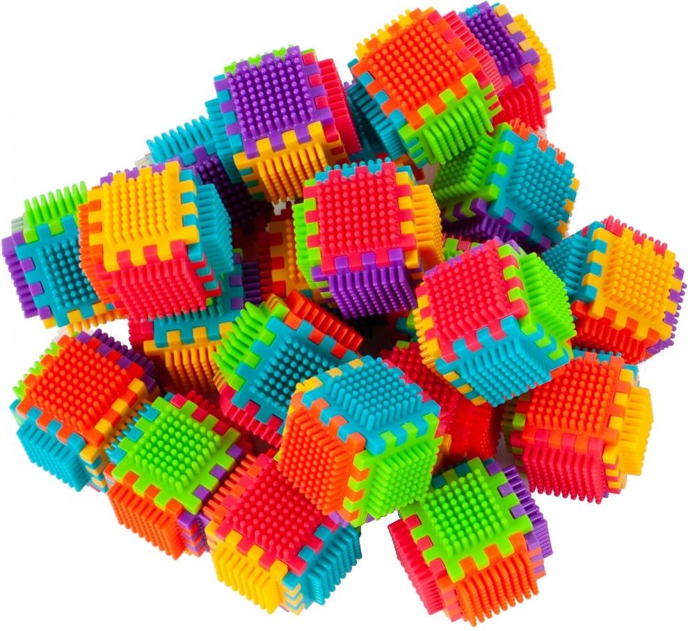 Malplay Klocki Konstrukcyjne Wafle Kreatywne Do Budowania Jeżyki 140El. 221388 - zdjęcie 8 Malplay Klocki Konstrukcyjne Wafle Kreatywne Do Budowania Jeżyki 140El. 221388