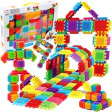 kupić Pozostałe zabawki dla niemowląt Malplay Klocki Konstrukcyjne Wafle Kreatywne Do Budowania Jeżyki 140El. 221388