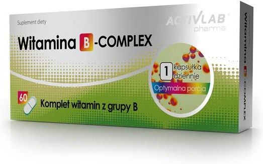 Activlab Pharm Witamina B-Complex - 60 Kaps - Opinie I Ceny Na Ceneo.pl