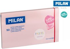 Zdjęcie Milan Karteczki Samoprzylepne Różowe Super Sticky Pastel 127x76 90 Sztuk - Świętochłowice