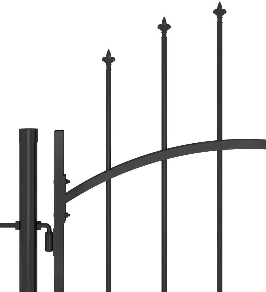 Vidaxl Brama Ogrodzeniowa Z Grotami 5X1,75M (146323) - zdjęcie 4 Vidaxl Brama Ogrodzeniowa Z Grotami 5X1,75M (146323)