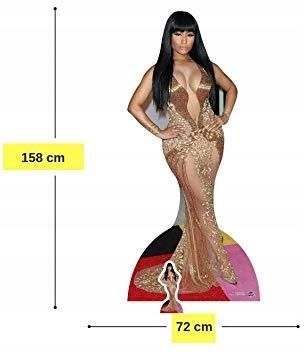 green emerald velvet dress Nicky Minaj in Gold Dress Cutout 408  LifesizeCutouts