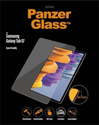PanzerGlass szkło ochronne Edge-to-Edge na telefon Samsung Galaxy Tab S7 (7241)
