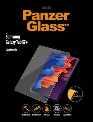 PanzerGlass szkło ochronne Edge-to-Edge na telefon Samsung Galaxy Tab S7+ (7242)