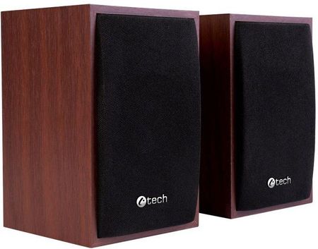 C-Tech głośniki SPK-09 2.0, brązowe (SPK-09WD)