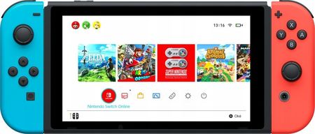 Nintendo Switch V2 + Joy-Con Niebiesko-Czerwony NSH006