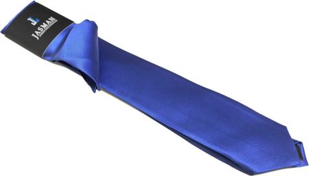 Wąski modny krawat CHABROWY w komplecie poszetka