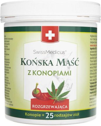 Herbamedicus Końska maść z konopiami rozgrzewająca 500ml