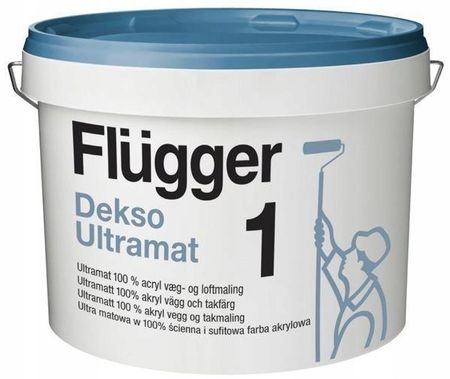Flügger Dekso 1 Ultramat 2,8L Biały Szorowalna