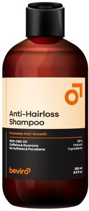 Beviro Szampon Przeciw Wypadaniu Włosów Dla Mężczyzn Antihairloss Hair Shampo 250 ml