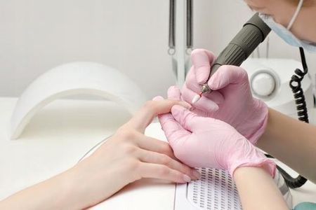 Rękawice nitrylowe różowe Nitrylex Pink (XS) - zdjęcie 4