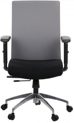 Stema Krzesło Biurowe Obrotowe Riverton F/L/Al - Oparcie Tkaninowe W Ze Szarym Podstawa Aluminiowa