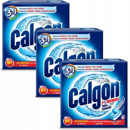 Calgon 3W1 Tabletki Odkamieniacz Do Pralki 45Szt