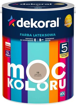 Dekoral Moc Koloru Cafe Latte 5L