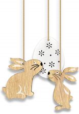 Zdjęcie Drewniane zawieszki wielkanocne 3 szt. - Trzebinia