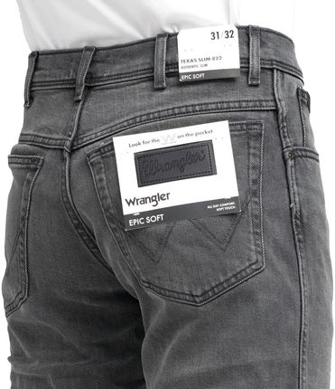 Wrangler TEXAS SLIM SILVER SMOOTH W12SZ368T