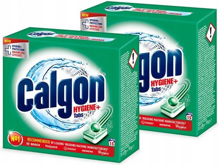 Calgon Hygiene Tabletki Odkamieniacz Pralki 2x15