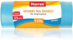 Zdjęcie Master Worki Na Śmieci Do Segregacji Niebieskie 120L Pap - Suchowola
