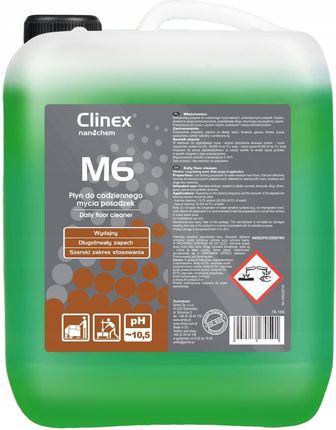 Clinex M6 Medium Płyn Do Mycia Posadzek - 10L