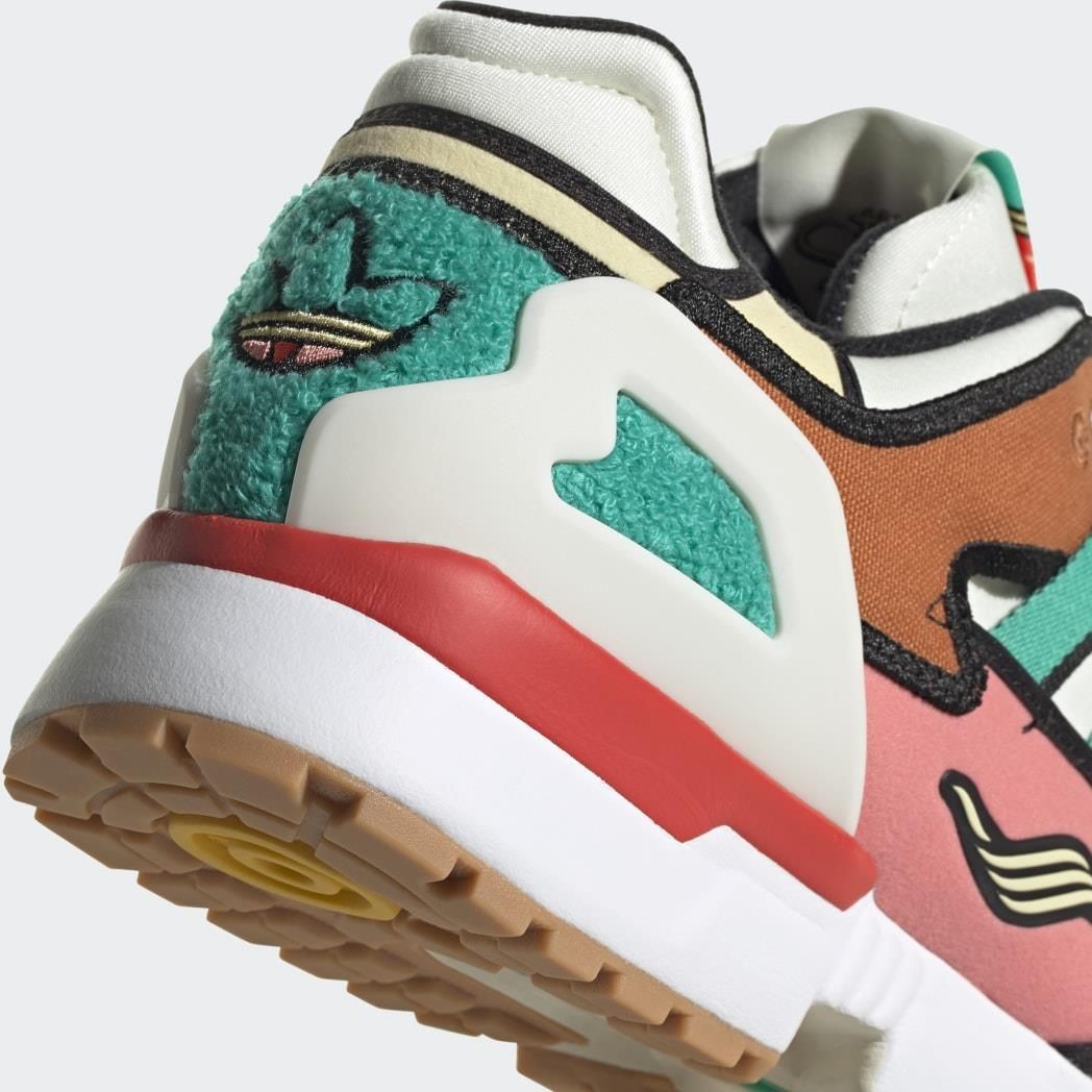 h♡ Mens Adidas ZX 10000 Krusty Burger - H05783 - Cwhite Supcol