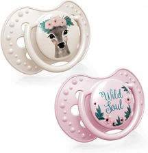 Zdjęcie LOVI SMOCZEK SILIKONOWY DYNAMICZNY 0-3M 2 SZT WILD SOUL GIRL (22/882GIRL) - Bojanowo