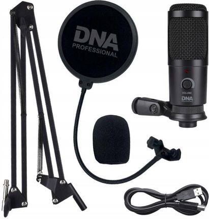Dna Cm Usb Kit Mikrofon Pojemnościowy Usb Zestaw Ramię Pop Filtr Kabel