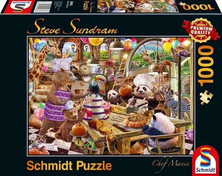 Schmidt Puzzle Pq 1000El. Zwierzaki W Kuchni (Chef Mania) G3
