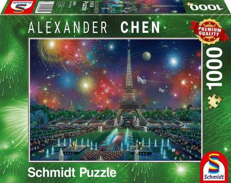 Schmidt Puzzle 1000El. Fajerwerki Nad Wieżą Eiffla G3